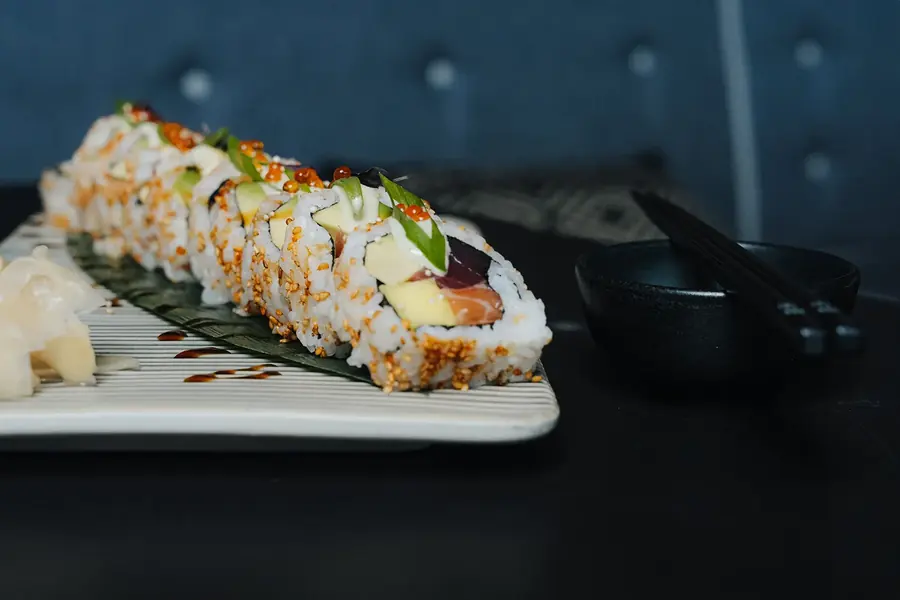 Sushi-Rolle aus der Ghost Kitchen